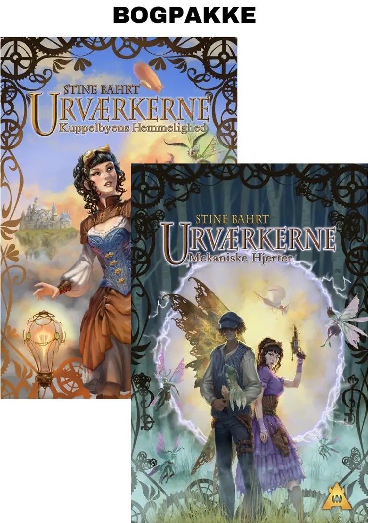 Bogpakke Urværkerne trilogi af Stine Bahrt