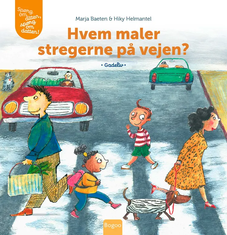 Hvem maler stregerne på vejen? af Marja Baeten
