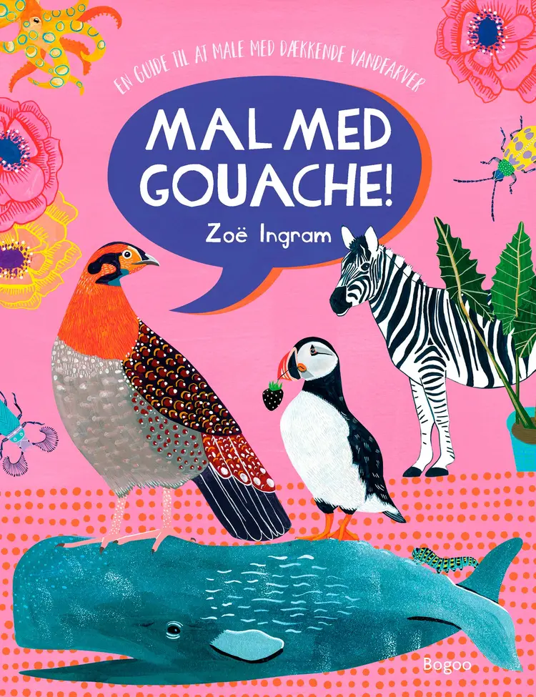 Mal med gouache af Zoë Ingram