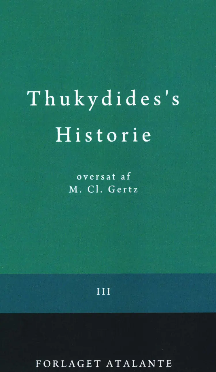 Thukydides's Historie III af Thukydid