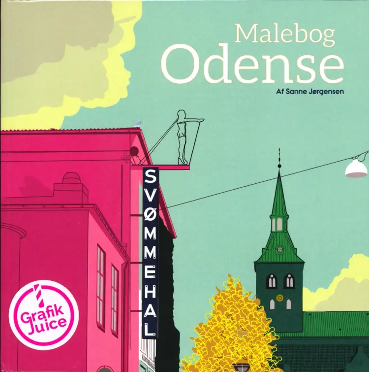 Malebog Odense af Sanne Jørgensen