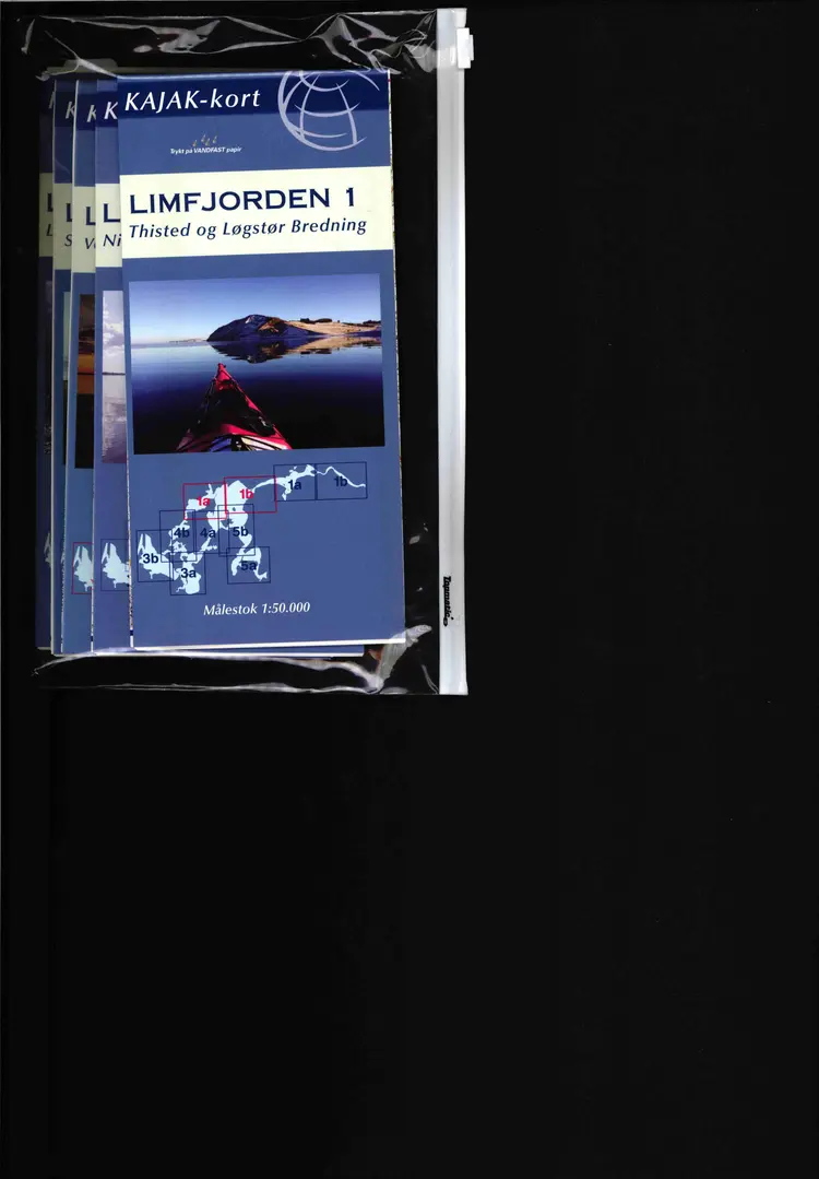 Kajakkort - Limfjorden af Helle og Josef Slot
