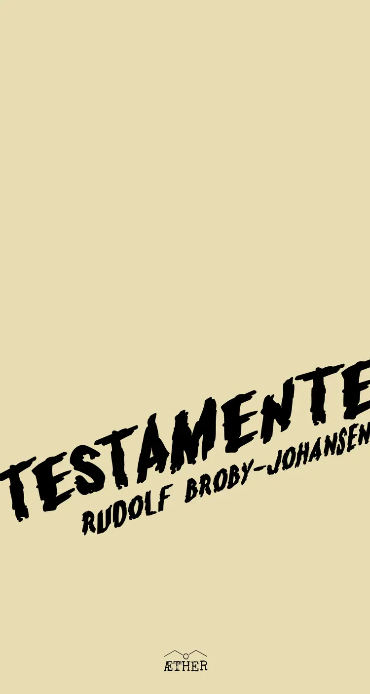 Testamente af Rudolf Broby-Johansen