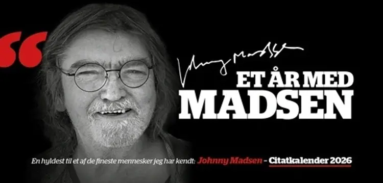 Et år med Madsen. Johnny Madsen citatkalender 2026 af Henrik Røde Jensen