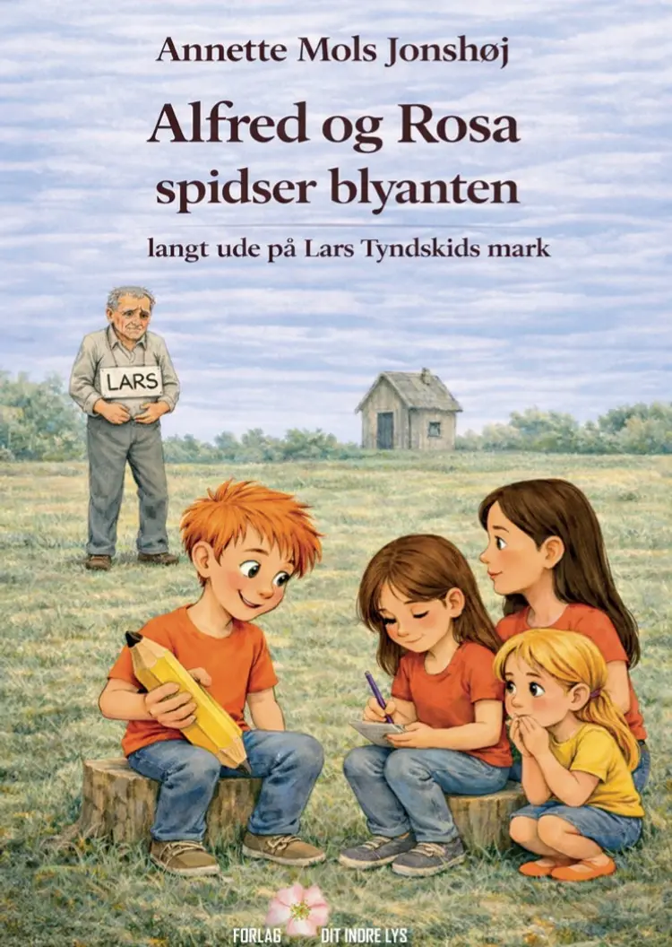 Alfred og Rosa spidser blyanten langt ude på Lars Tyndskids mark af Annette Mols Jonshøj
