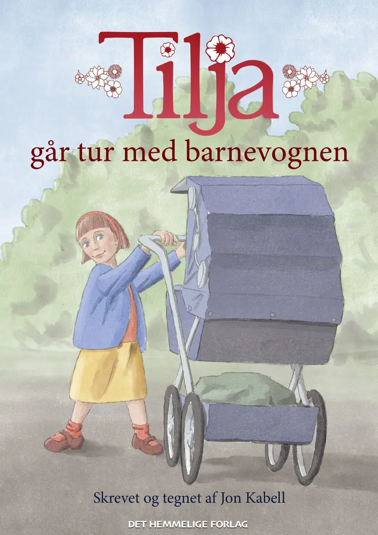 Tilja går tur med barnevognen af Jon Kabell