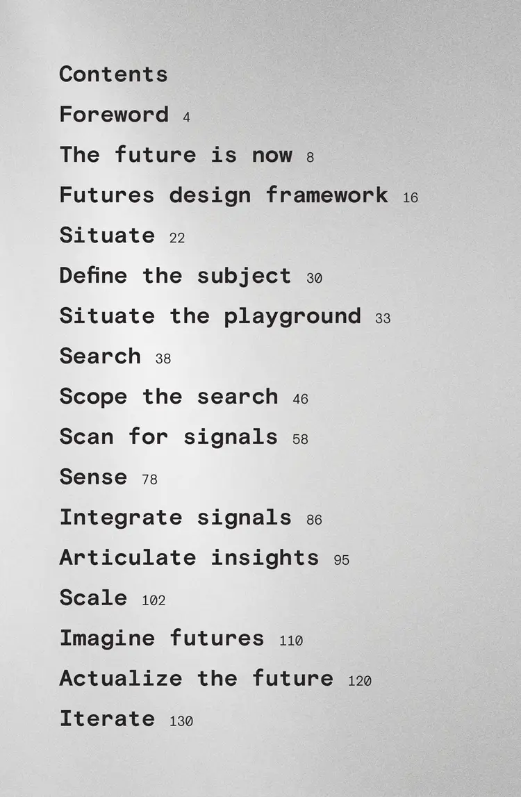 Book of futures af Bespoke