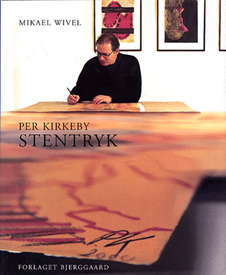 Per Kirkeby - stentryk af Mikael Wivel