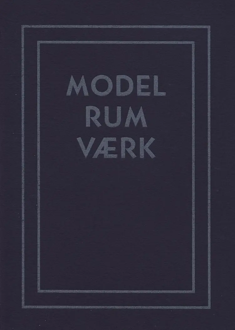 Model, rum, værk af Peter Thule Kristensen