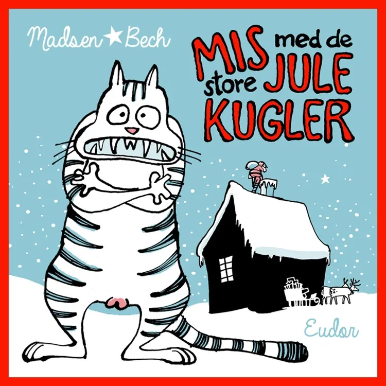 Mis med de store julekugler af Frank Madsen