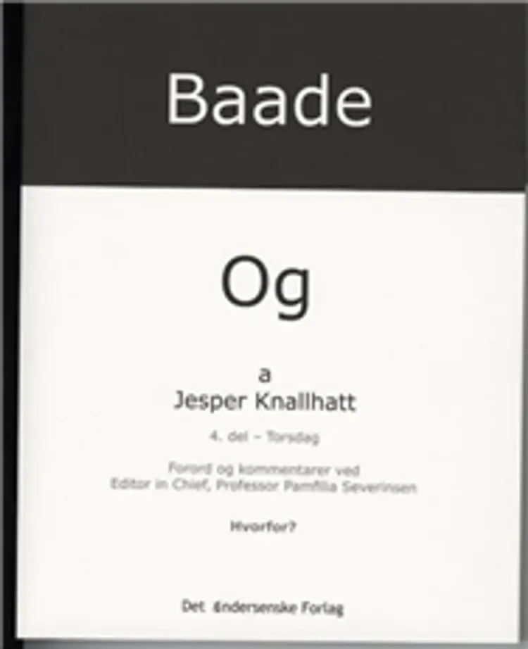 Baade - og Torsdag af Jesper Knallhatt