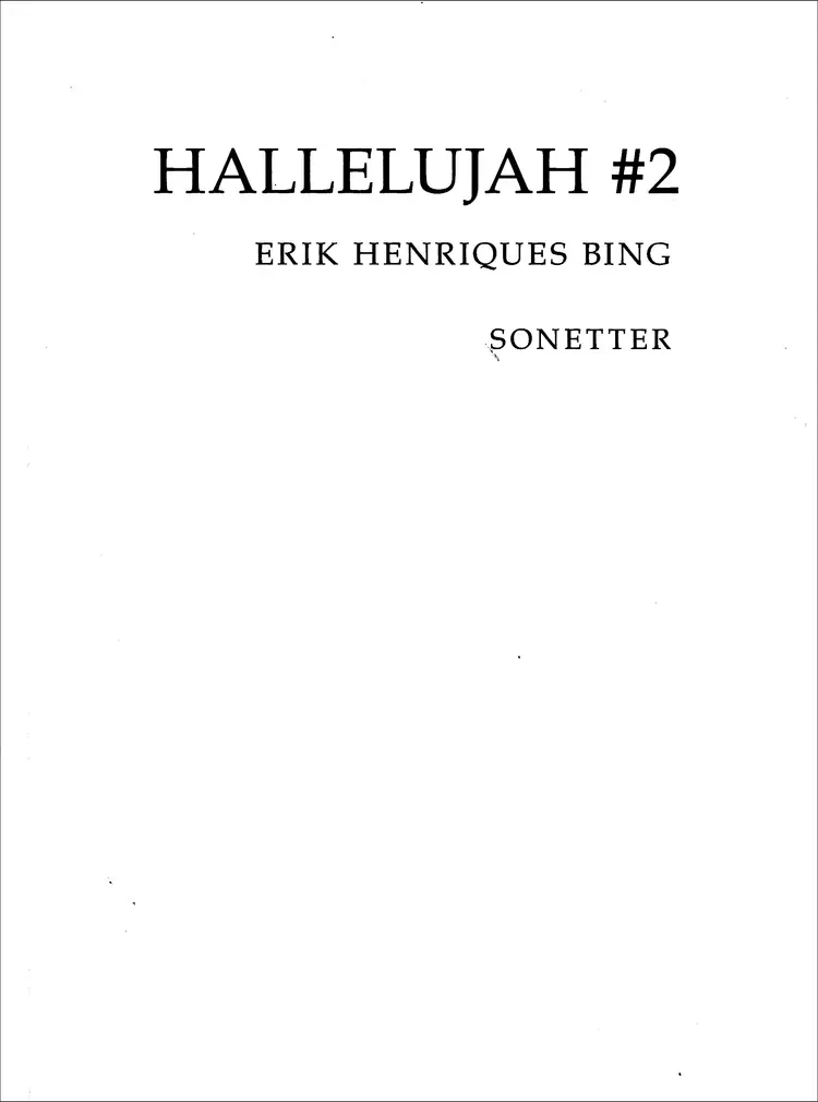 Sonetter af Erik Henriques Bing