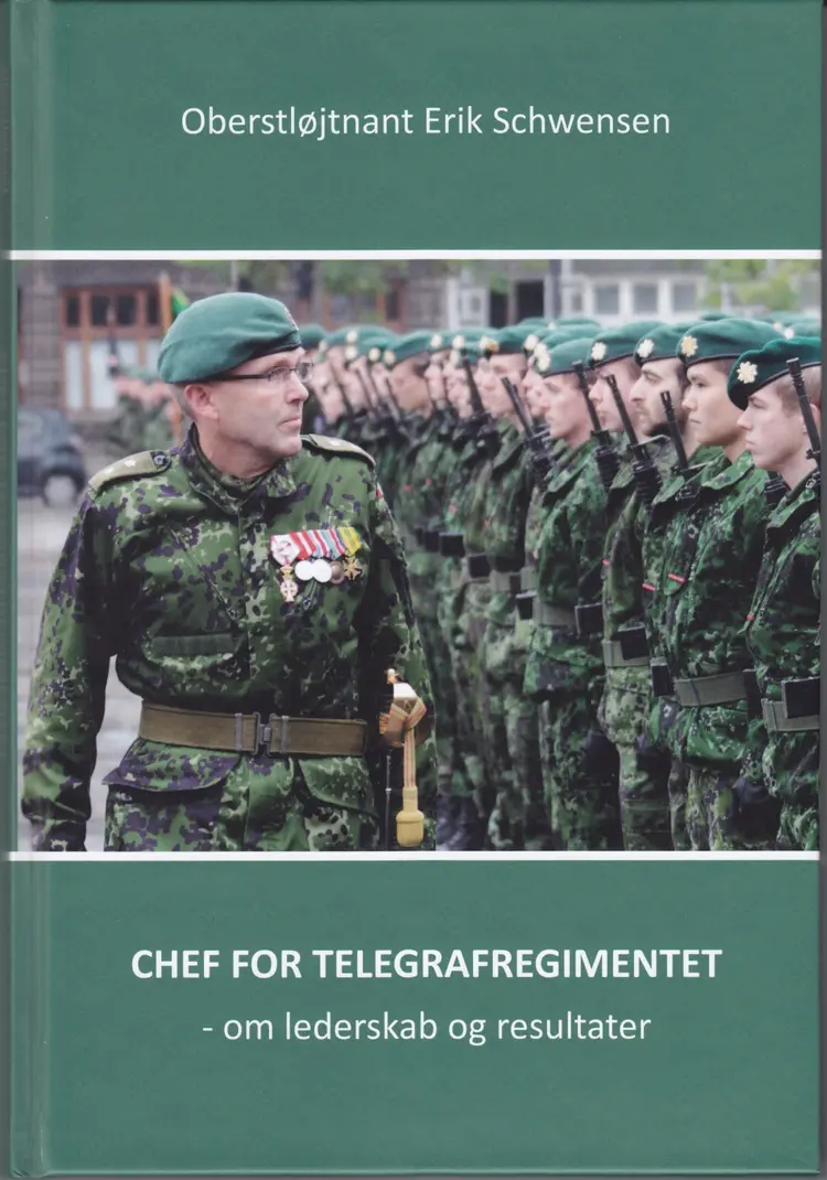 Chef for Telegrafregimentet af Erik Schwensen