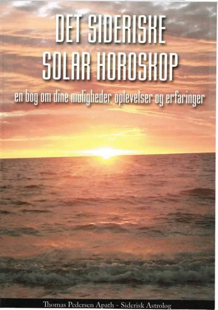 Siderisk solar return af Thomas Pedersen Apath