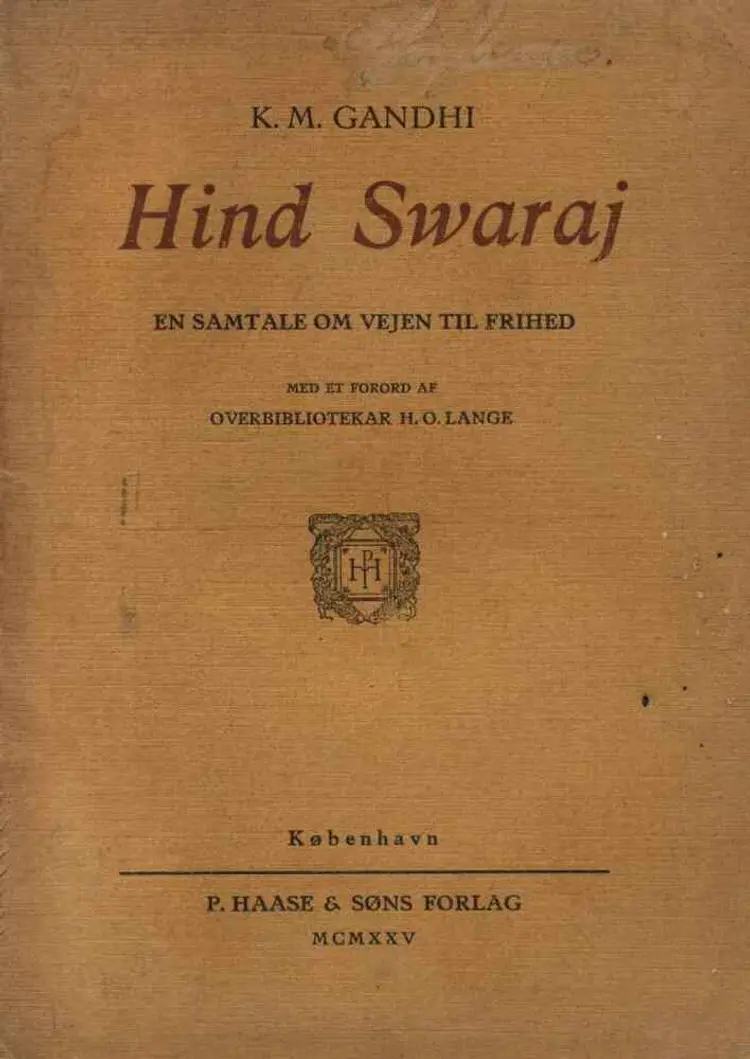 Hind Swaraj af Mahatmar Gandhi