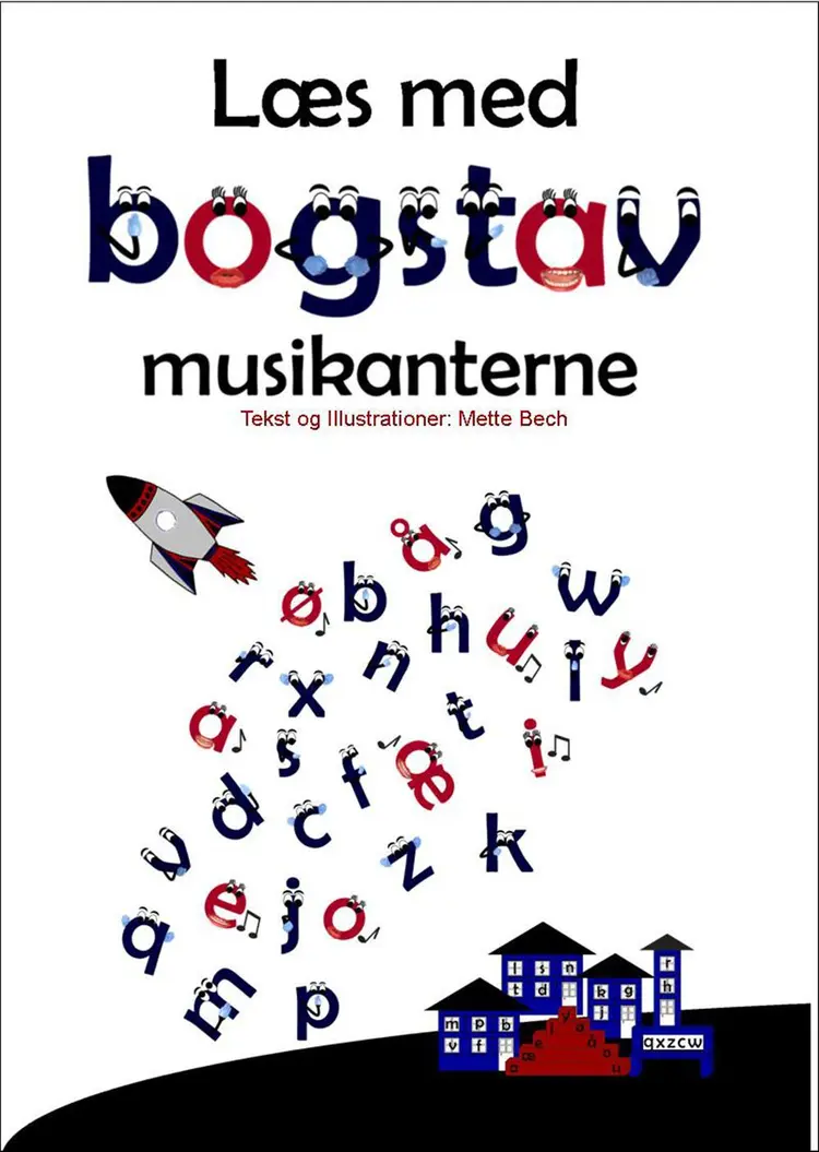 Læs med bogstavmusikanterne af Mette Bech