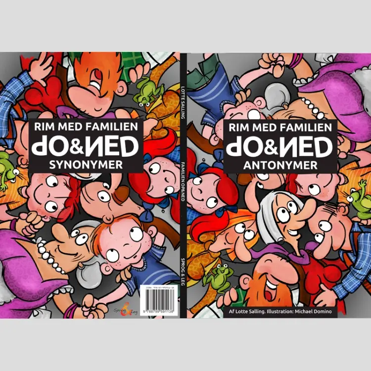 Rim med familien OP&NED af Lotte Salling