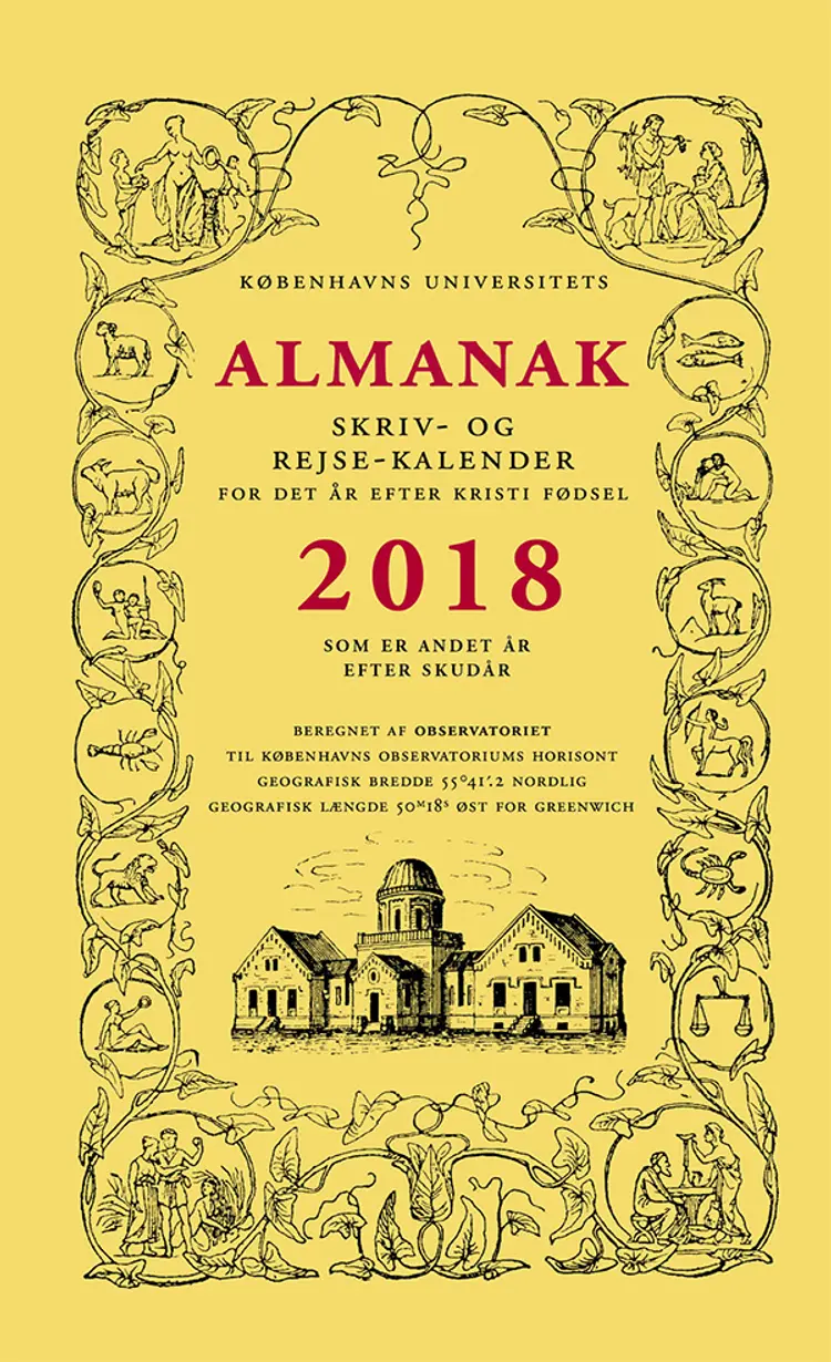 Universitetets Almanak Skriv- og Rejsekalender 2018 af Københavns Universitet