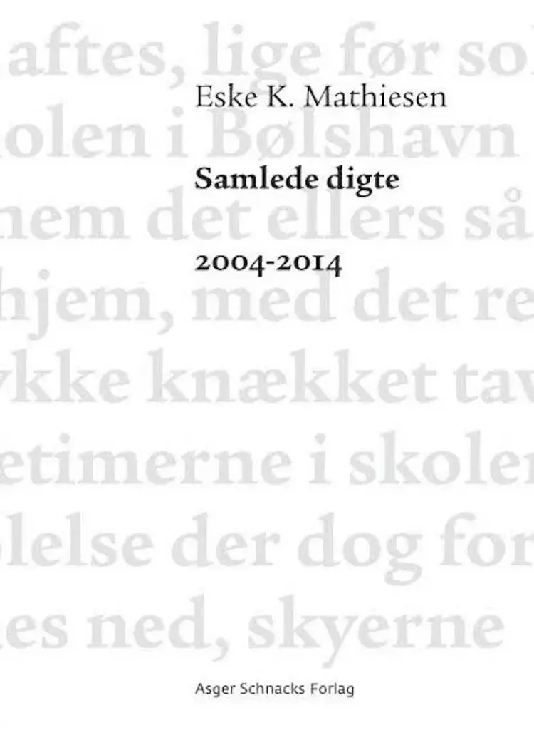 Samlede digte 2004-2014 af Eske K. Mathiesen