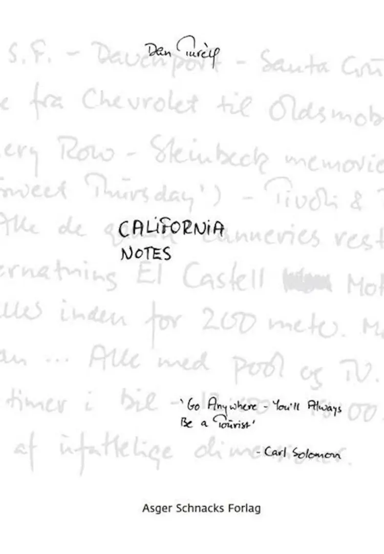 California notes af Dan Turèll