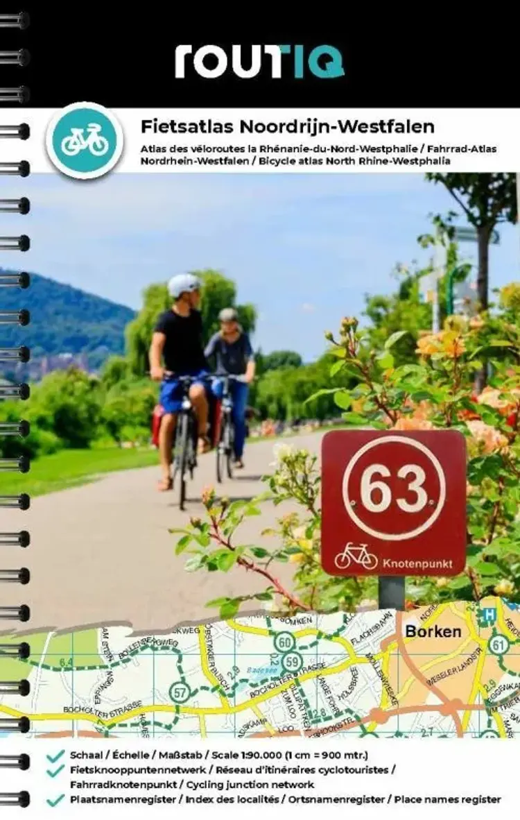 Bicycle atlas North Rhine-Westphalia af routiq