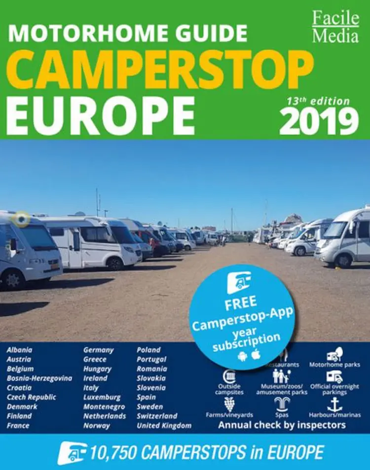 Camperstop Europe 2019 Motorhome Guide af Facile Media
