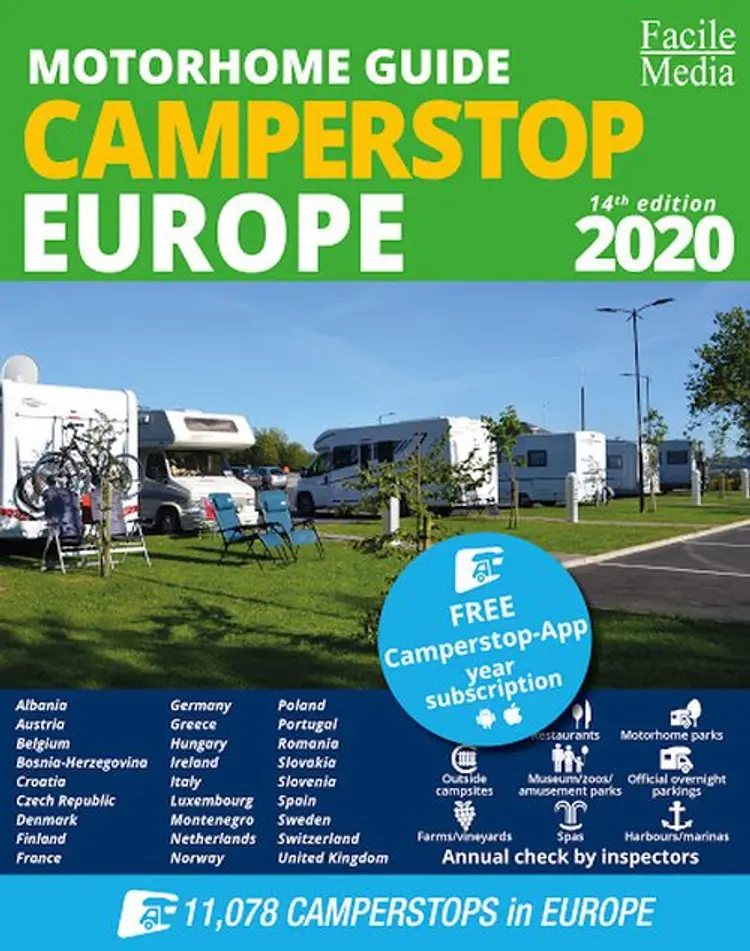 Camperstop Europe 2020 Motorhome Guide af Facile Media