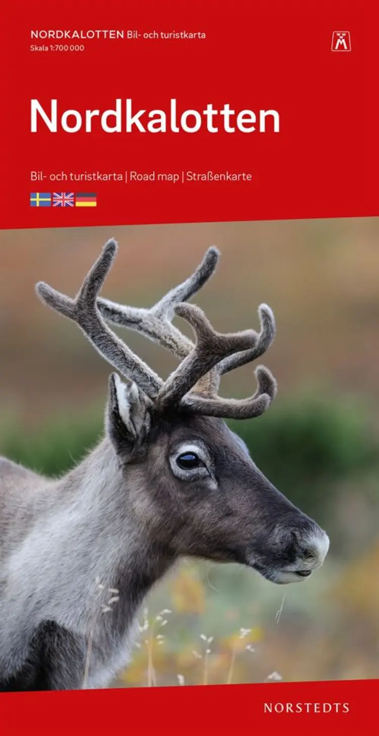 Nordkalotten : Bil- och turistkarta, Travel map, Reisekarte af Norstedts
