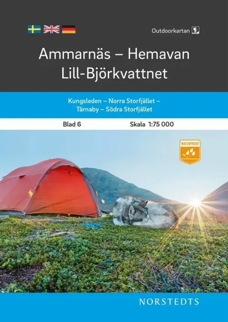 Ammarnäs - Hemavan - Lill-Björkvattnet af Norstedts