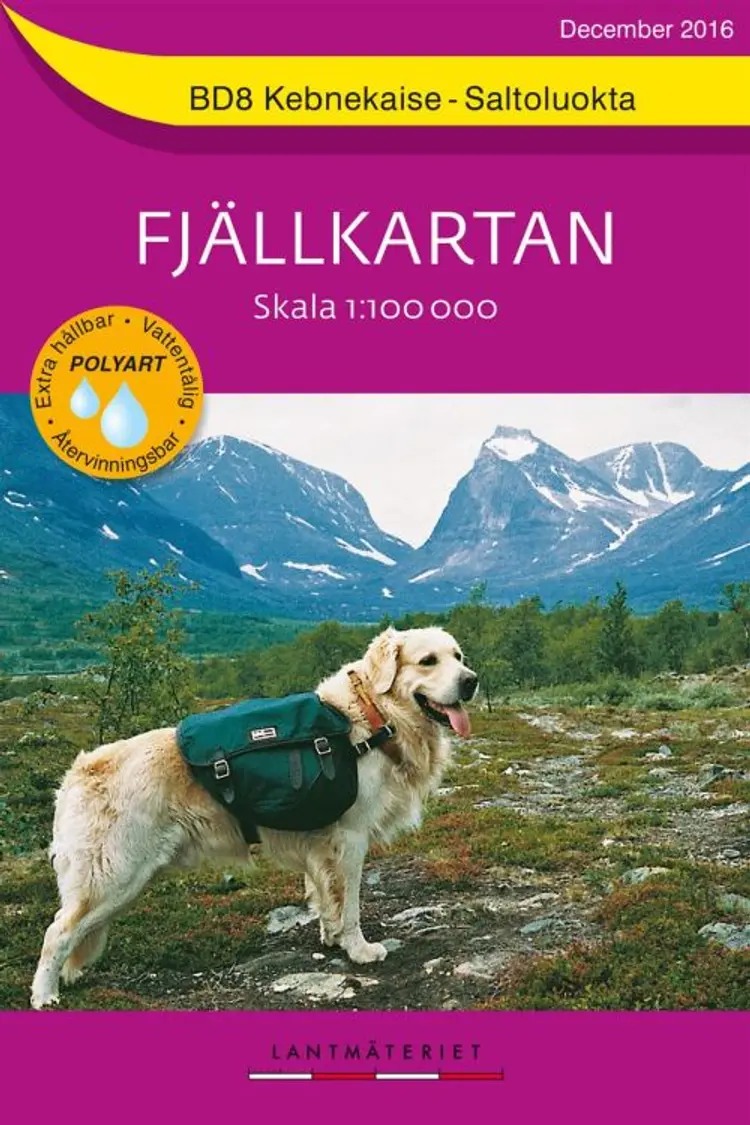 Vuoggatjålme-Ammarnäs 1:100 000 (Pretex) af Lantmäteriet