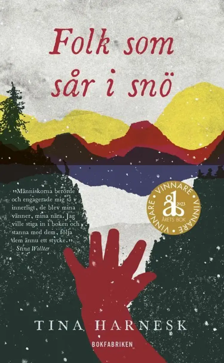 Folk som sår i snö af Tina Harnesk