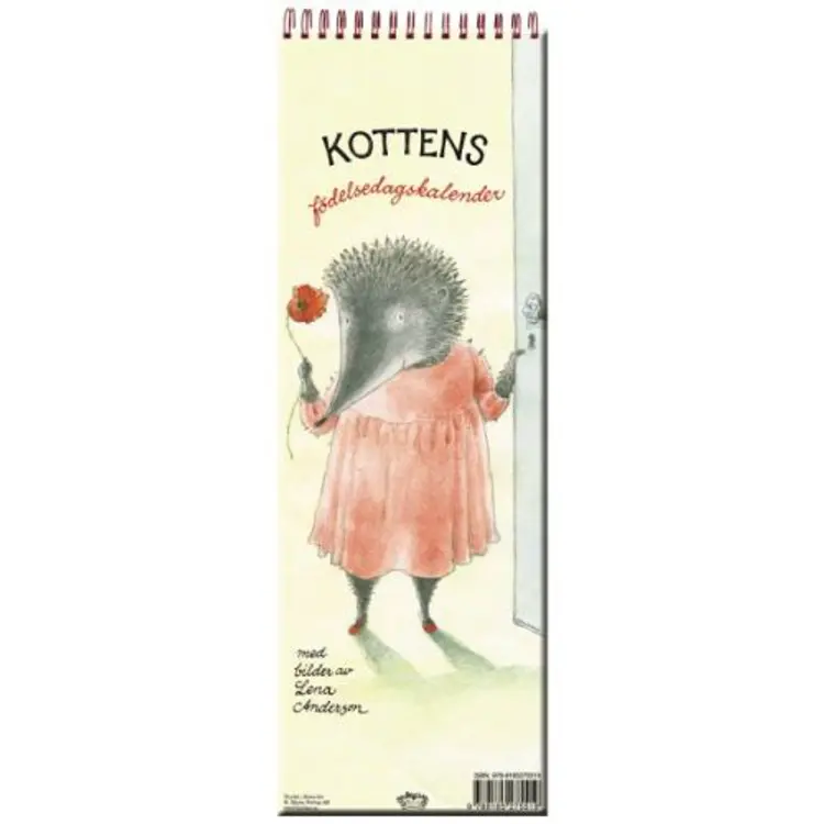 Fødselsdagskalender Pigga (Lilla Kotten) af Hjelm Förlag