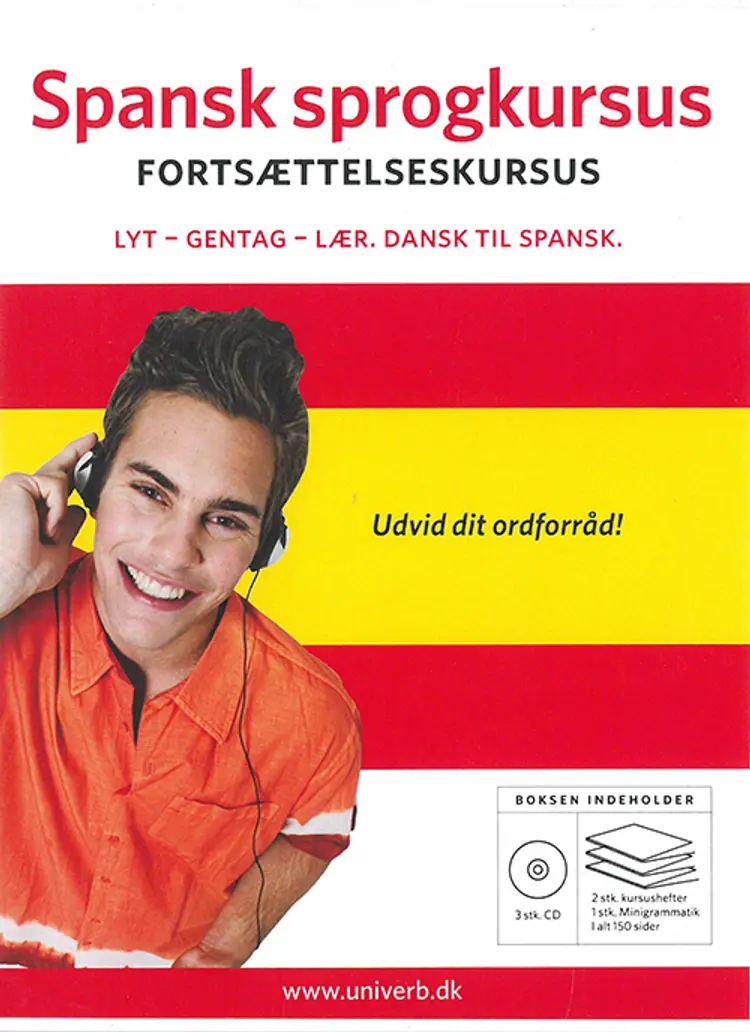 Spansk fortsættelseskursus af Univerb