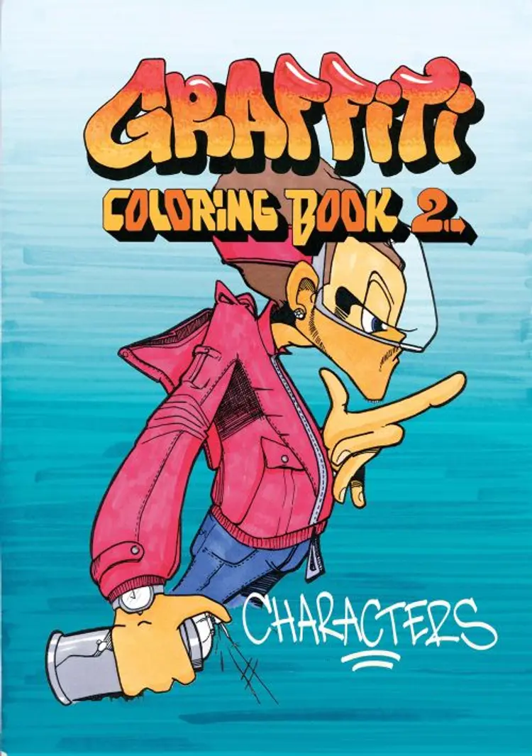 Graffiti coloring book 2 : characters af Jacob Kimvall (ed.)