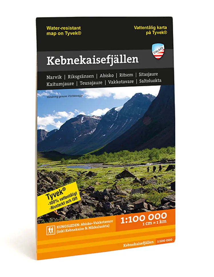 Kebnekaisefjällen 1:100 000 af Calazo