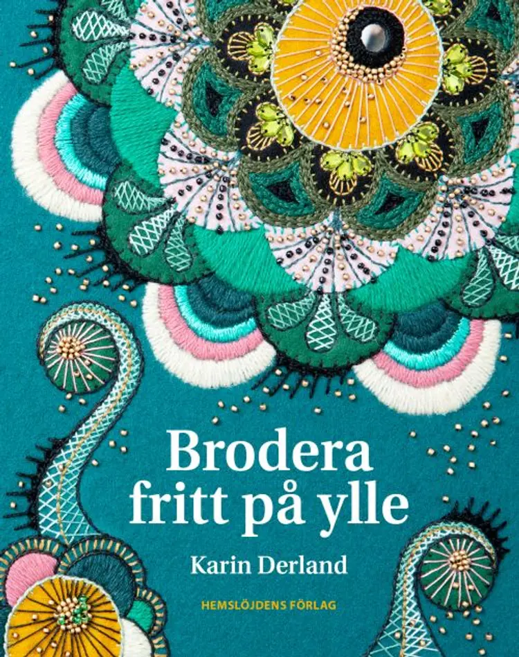 Brodera fritt på ylle af Karin Derland