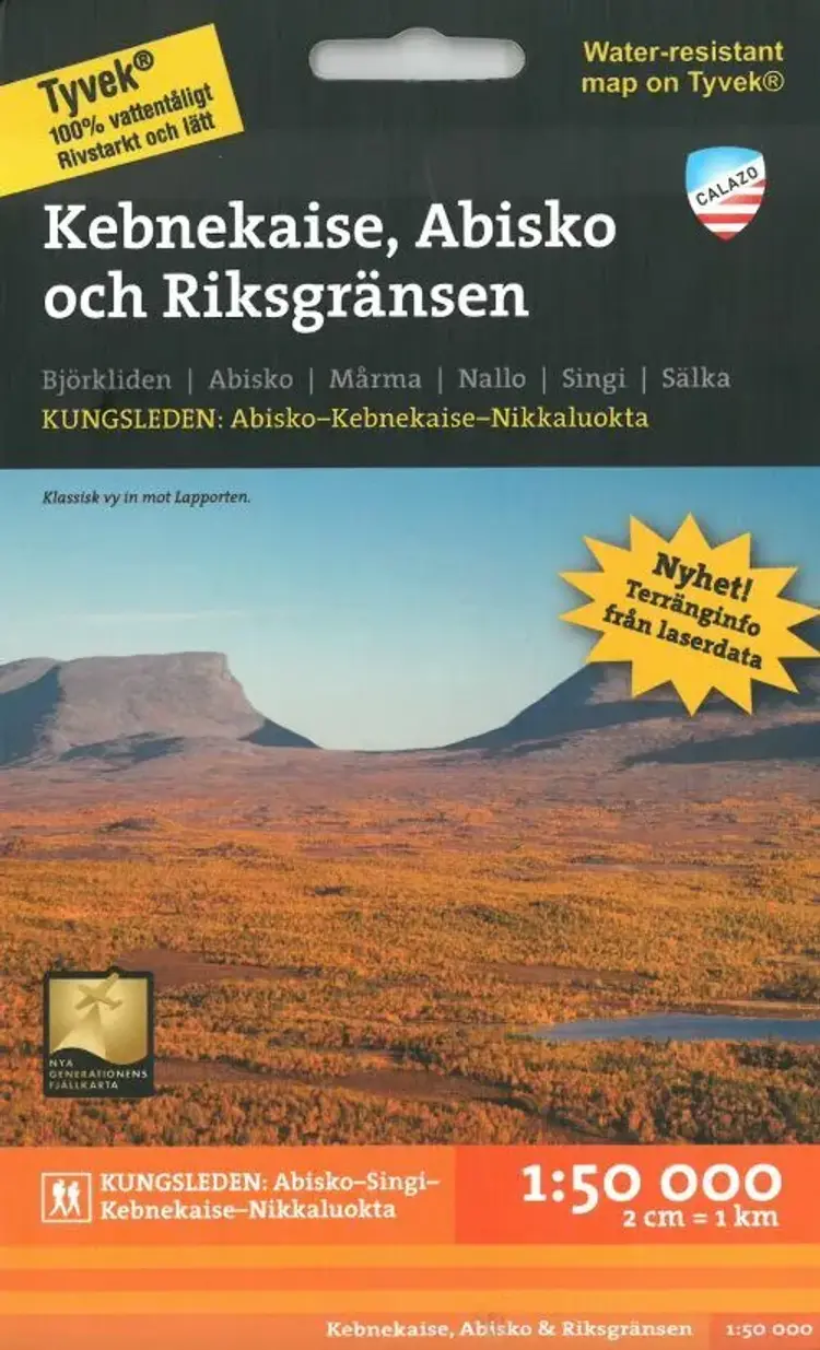Kebnekaise, Abisko och Riksgränsen af Calazo Förlag