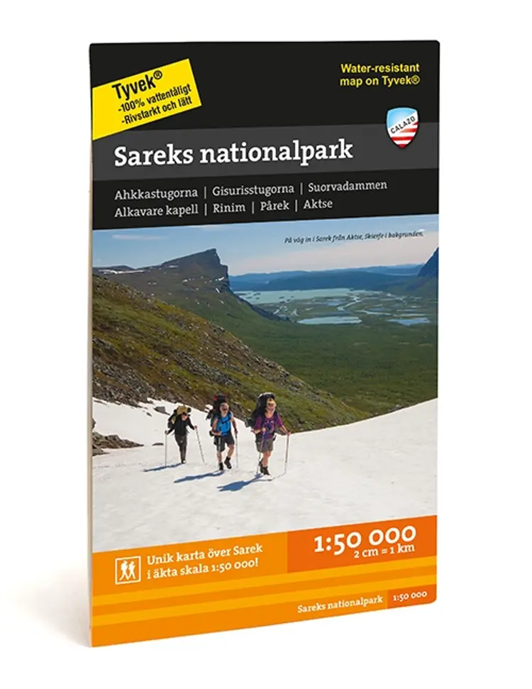 Sareks nationalpark 1:50.000 af Calazo