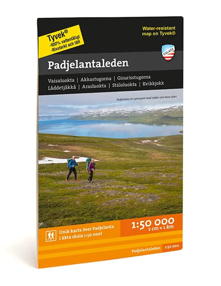 Padjelantaleden 1:50.000 af Calazo