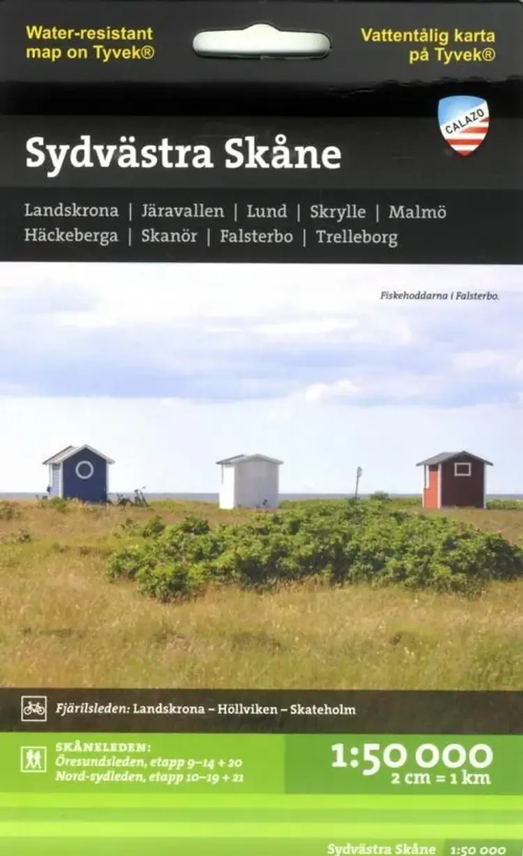Sydvästra Skåne : 1:50 000 af Calazo