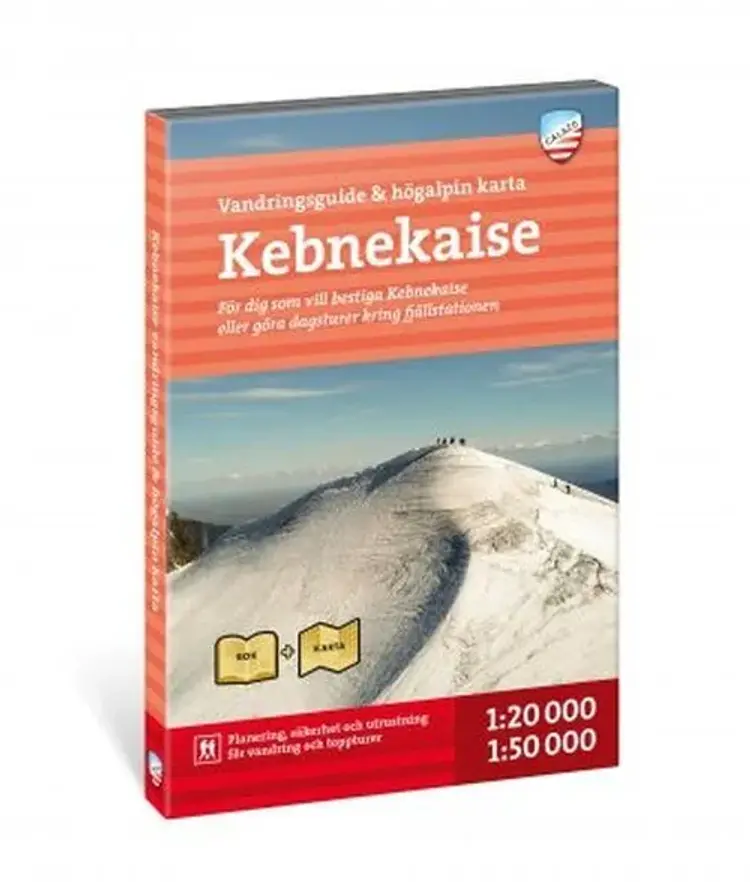 Kebnekaise : vandringsguide och högalpin karta - vandringsguide och högalpin karta, Fredrik Neregård af Fredrik Neregård