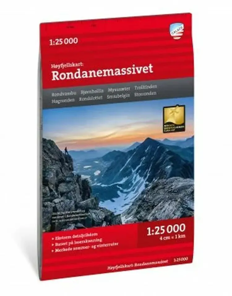 Rondanemassivet 1:25 000 af Calazo