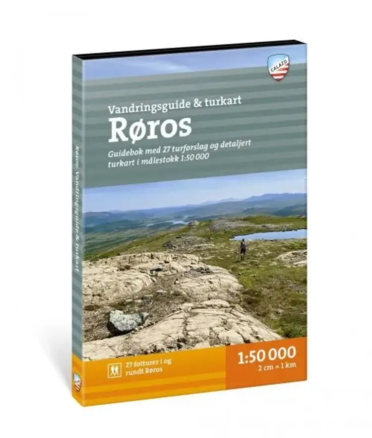 Røros : guidebok med 27 turforslag og turkart i målestokk 1:50 000 - guidebok med 27 turforslag og turkart i målestokk 1, Eva Wallstam af Eva Wallstam