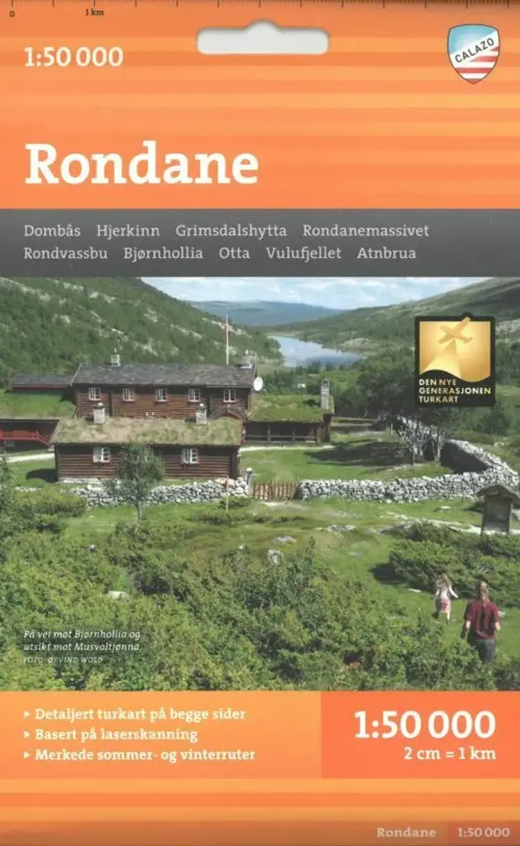Rondane 1:50 000 af Calazo