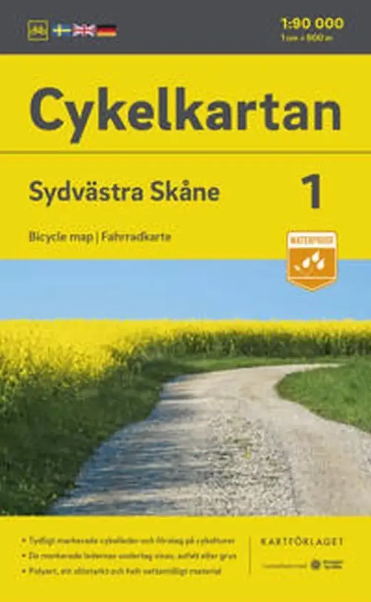 Sydvästra Skåne af Kartförlaget