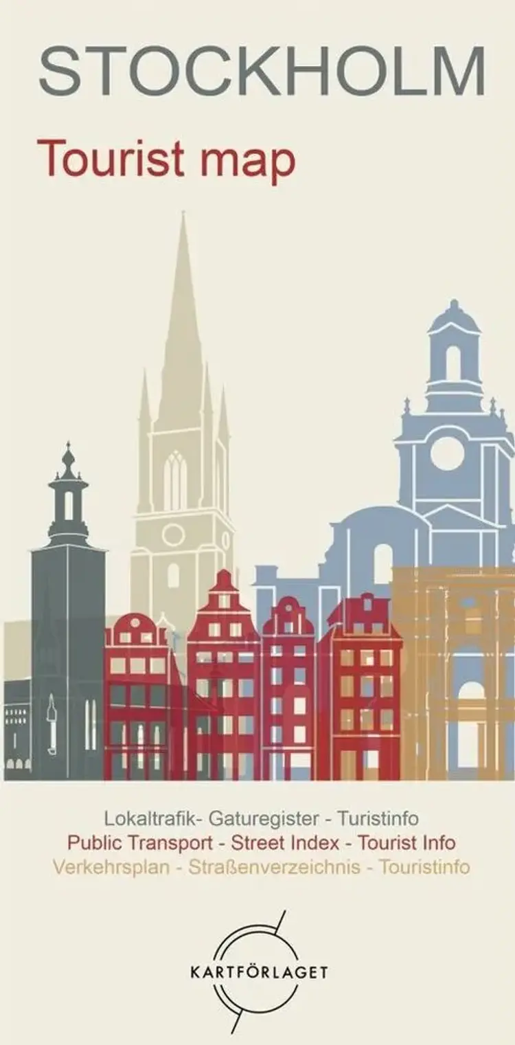 Stockholm tourist map af Kartförlaget