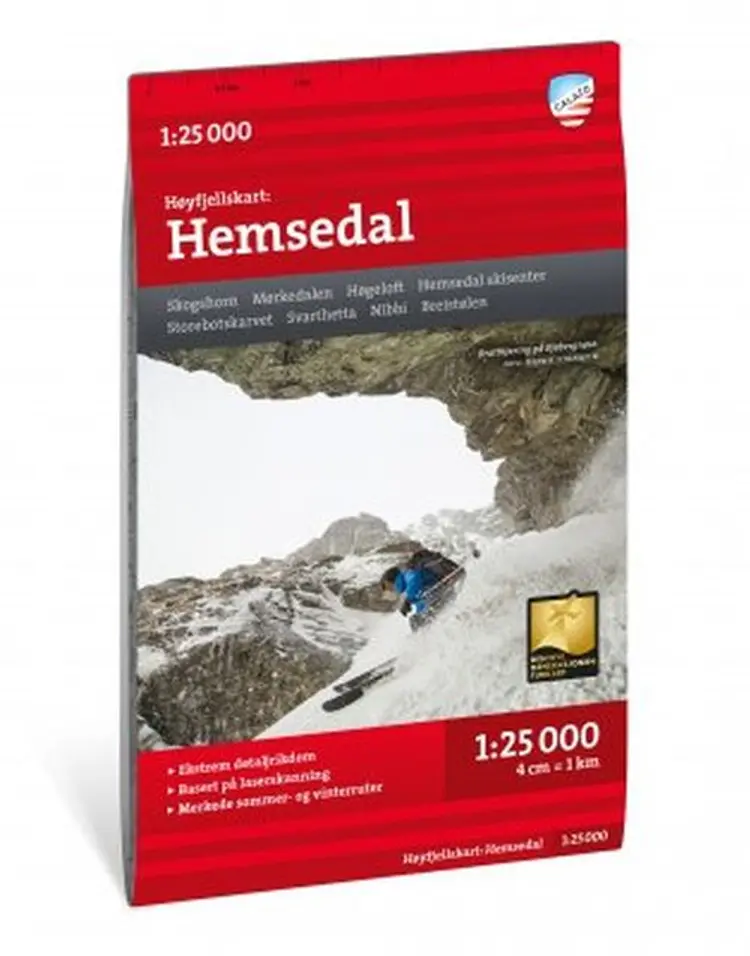 Hemsedal 1:25 000 af Calazo