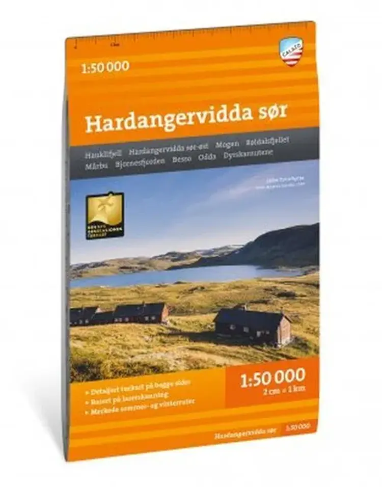 Hardangervidda sør 1:50 000 af Calazo