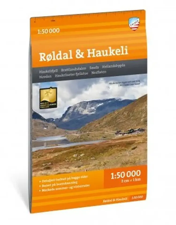 Røldal & Haukeli 1:50 000 af Calazo