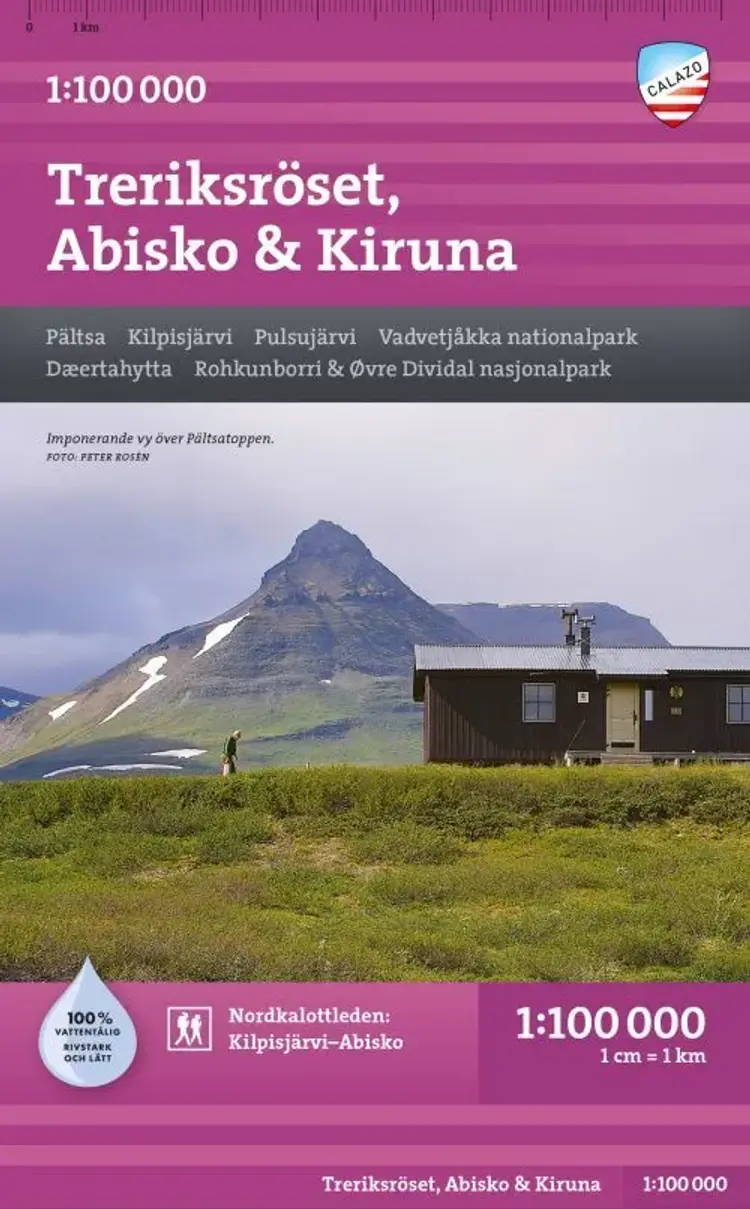 Treriksröset, Abisko & Kiruna 1:100.000 af Calazo